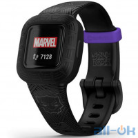 Дитячий фітнес-браслет Garmin Vivofit Jr 3 Marvel Black Panther (010-02441-10)