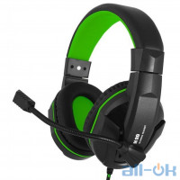 Комп'ютерна гарнітура Gemix N20 Black/Green UA UCRF