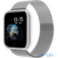 Смарт-годинник UWatch T80S Silver (Датчик температури тіла)