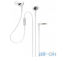 Навушники з мікрофоном Sony MDR-EX255AP White (MDREX255APW.E) UA UCRF