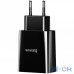 Мережевий зарядний пристрій Baseus TC-012 Speed Mini Dual U Charger Black (CCFS-R01) — інтернет магазин All-Ok. фото 3