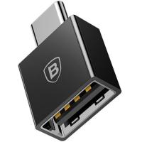 Перехідник Baseus Exquisite Type-C Male to USB Female Adapter Converter Black (CATJQ-B01)