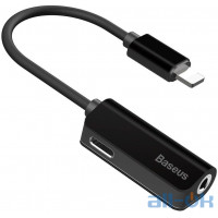 Кабель-перехідник Baseus L32 Apple Lightning to 3.5 mm Black (CALL32-01)
