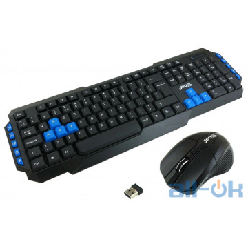 Комплект (клавіатура + миша) JEDEL WS880 Black