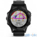 Спортивний годинник Garmin Fenix 5 Plus Sapphire Black with Leather Band (010-01988-07) — інтернет магазин All-Ok. фото 2