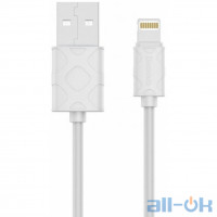 Кабель Lightning Baseus USB Cable to Lightning Yaven 1m White (CALUN-02)