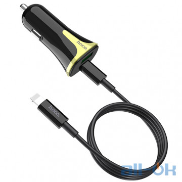 Автомобільний зарядний пристрій HOCO Type-C to Lightning Cable Colossus Z31A