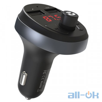 Автомобільний зарядний пристрій Hoco with Bluetooth FM E41