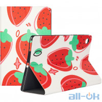 Чохол GALEO TPU PRINTED STAND для LENOVO TAB M10 PLUS TB-X606F, TB-X606X Strawberries