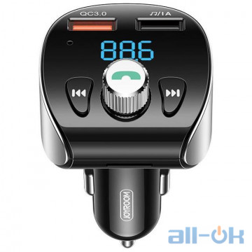 FM-трансмітер JOYROOM with Bluetooth FM Shadow Series Wireless MP3 Player JR-CL02 Fast Charge