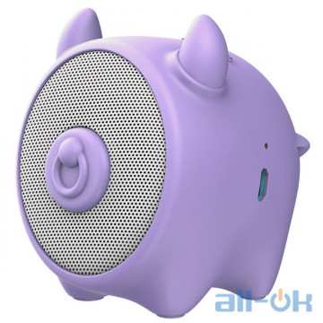 Портативна колонка BASEUS•Q Chinese Zodiac Wireless Speaker Cow E06 Purple