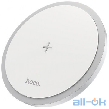 Бездротовий зарядний пристрій HOCO Powerful Wireless Fast Charger CW26 White