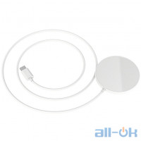 Бездротовий зарядний пристрій HOCO Original Series Magnetic Wireless Fast Charger CW28 White