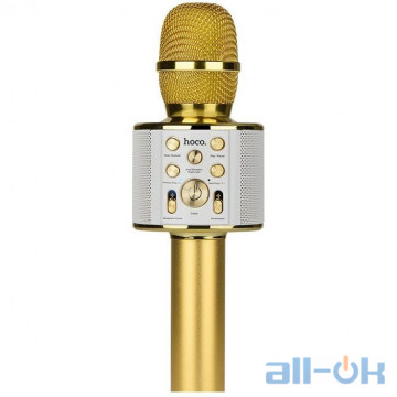 Караоке мікрофон HOCO BK3 Gold