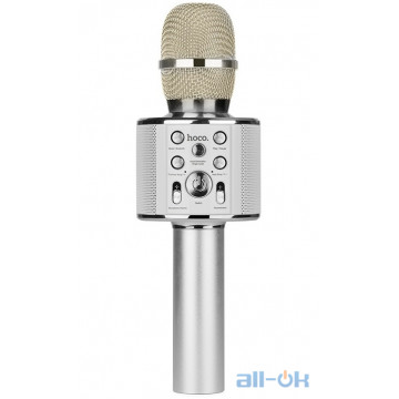 Караоке мікрофон HOCO BK3 Silver