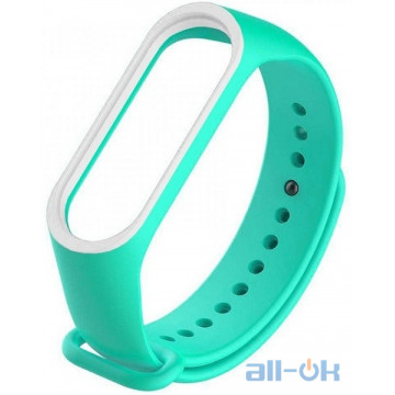Ремінець для Xiaomi Mi Band 3/4 Mint/White