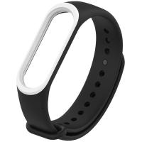 Ремінець для Xiaomi Mi Band 3/4 Black/White