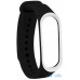 Ремінець для Xiaomi Mi Band 3/4 Black/White — інтернет магазин All-Ok. фото 1