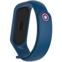 Ремінець для Xiaomi Mi Band 4/3 Captain America Blue