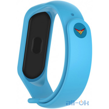 Ремінець для Xiaomi Mi Band 4/3 Captain Marvel Blue 