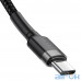 Кабель USB Type-C Baseus Cafule PD2.0 60W Flash Charging USB Cable 20V 3A 2M Gray Black (CATKLF-HG1) — інтернет магазин All-Ok. фото 1