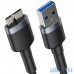 Кабель Micro USB Baseus Cafule Cable USB3.0 Male to Micro-B 2A 1m (CADKLF-D0G) Black — інтернет магазин All-Ok. фото 2