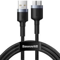 Кабель Micro USB Baseus Cafule Cable USB3.0 Male to Micro-B 2A 1m (CADKLF-D0G) Black