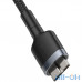 Кабель Micro USB Baseus Cafule Cable USB3.0 Male to Micro-B 2A 1m (CADKLF-D0G) Black — інтернет магазин All-Ok. фото 3