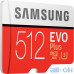 Карта пам'яті Samsung 512 GB microSDXC Class 10 UHS-I U3 EVO Plus + SD Adapter MB-MC512HA — інтернет магазин All-Ok. фото 4