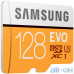 Карта пам'яті Samsung 128 GB microSDXC Class 10 UHS-I U3 EVO + SD Adapter MB-MP128GA — інтернет магазин All-Ok. фото 3