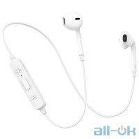 Наушники з мікрофоном USAMS US-LN001 White