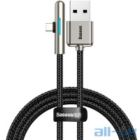 Кабель Baseus USB Cable Iridescent Lamp Mobile Game Type-C 1m Black (CAT7C-B01)