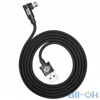 Кабель Baseus MVP Elbow Type Cable USB For Micro 2A 1M Black (CAMMVP-A01)