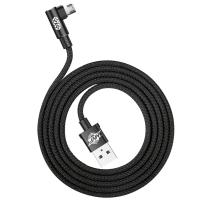 Кабель Baseus MVP Elbow Type Cable USB For Micro 2A 1M Black (CAMMVP-A01)