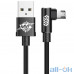 Кабель Baseus MVP Elbow Type Cable USB For Micro 2A 1M Black (CAMMVP-A01) — интернет магазин All-Ok. Фото 1