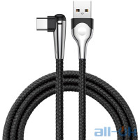 Кабель USB Baseus MVP Mobile Game Cable USB For Type-C 3A 1M Black (CATMVP-D01)