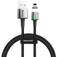 Кабель Lightning Baseus Zinc Magnetic Cable USB For iP 1.5A 2m Black (CALXC-B01)