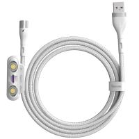 Кабель Baseus Zinc Magnetic Safe Fast Charging Data Cable (CA1T3-B02) White 1m