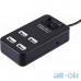 Мультипортовий адаптер USB HUB P-1601 (4 USB2.0) Black — інтернет магазин All-Ok. фото 2