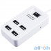Мультипортовий адаптер USB HUB P-1601 (4 USB2.0) White — інтернет магазин All-Ok. фото 3
