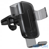 Тримач для смартфона Baseus Explore Wireless Charger Gravity Car Mount 15W Black (WXYL-K01)