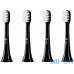 Набір насадок для зубної щітки inFly Toothbrush Head for PT02 Black (4 pcs) — інтернет магазин All-Ok. фото 1