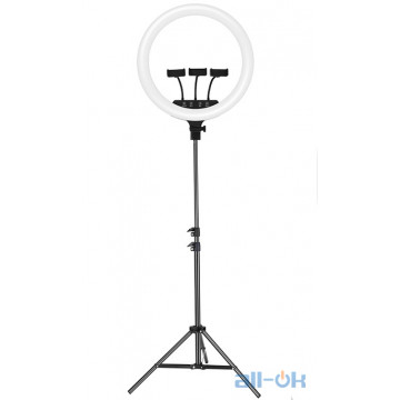 Тримач з кільцевим освітленням JOYROOM Touch Selfie Ring Light JR-ZS228 AKL05 Black