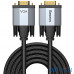 Кабель BASEUS Enjoyment Series VGA Male To VGA Male Bidirectional Adapter Cable Grey (CAKSX-V0G) — інтернет магазин All-Ok. фото 1