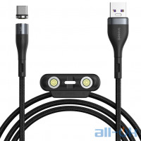 Кабель Baseus Zinc Magnetic Safe Fast Charging Data Cable (CA1T3-B01) Black 1m