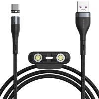 Кабель Baseus Zinc Magnetic Safe Fast Charging Data Cable (CA1T3-B01) Black 1m