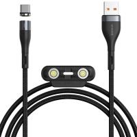 Кабель Baseus Zinc Magnetic Safe Fast Charging Data Cable (CA1T3-A01) Black 1m