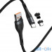 Кабель Baseus Zinc Magnetic Safe Fast Charging Data Cable (CA1T3-A01) Black 1m — інтернет магазин All-Ok. фото 1