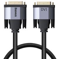 Кабель BASEUS Enjoyment Series DVI Male To DVI Male Bidirectional Adapter Cable Grey (CAKSX-Q0G)