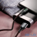 Кабель USB Type-C Baseus C-shaped Light Intelligent Power-off USB For Type-C 3A 1M Black (CATCD-01) — інтернет магазин All-Ok. фото 3
